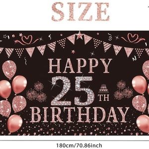 25th Birthday Decorations